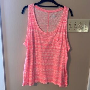 Old Navy bright pink boyfriend tank